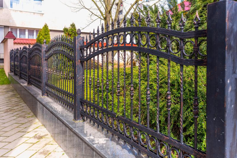 Elegant Iron Fence